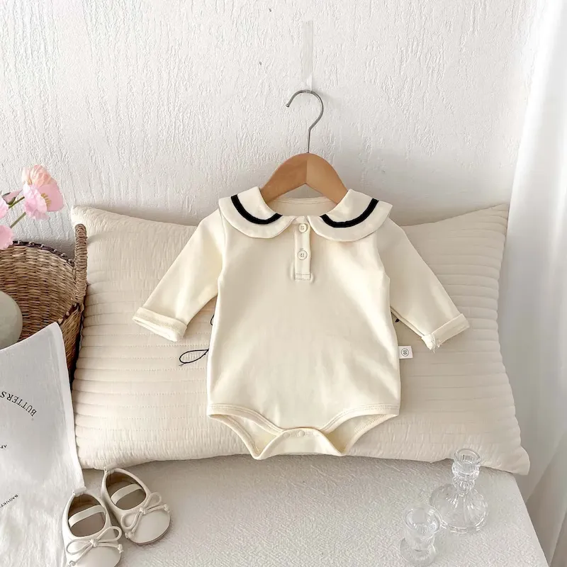 Wholesale Kids Baby Boys Girls Casual Cute Long Sleeve Romper - Image 6