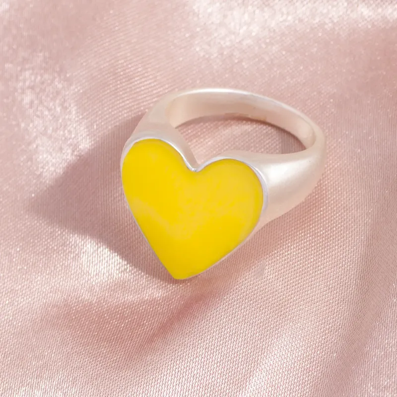 Wholesale Fashion Multicolor Heart Ring - Image 3