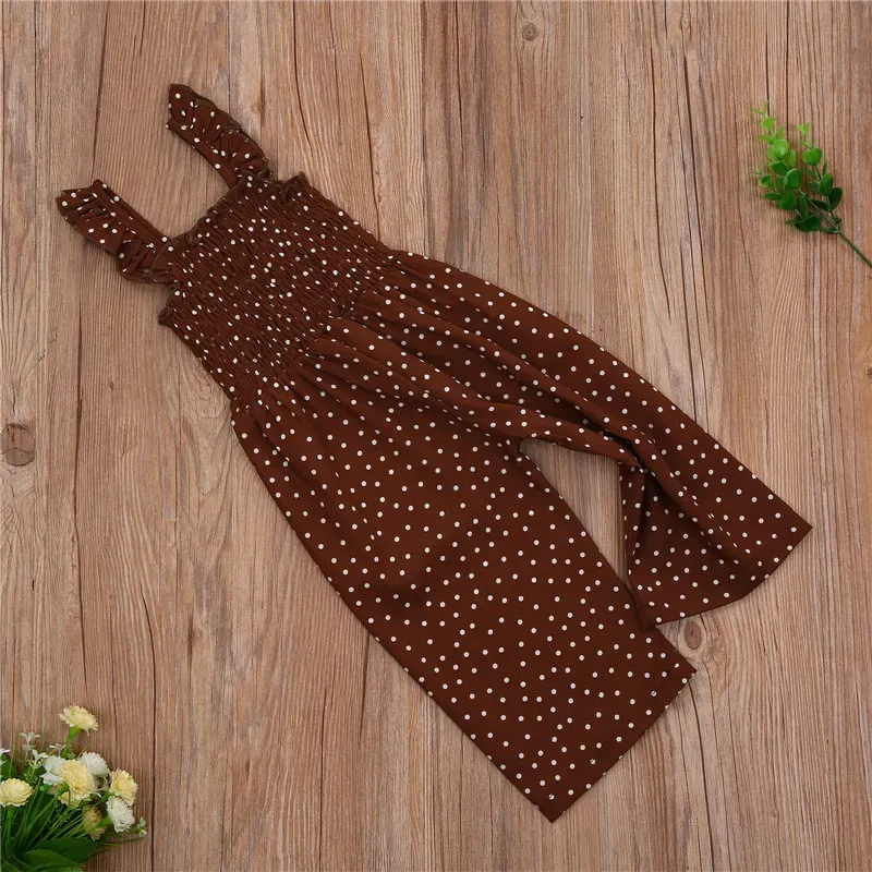 Wholesale Girls Fashion Polka Dot Casual Jumpsuit - Image 5